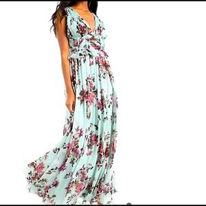 ASOS DESIGN floral print maxi dress